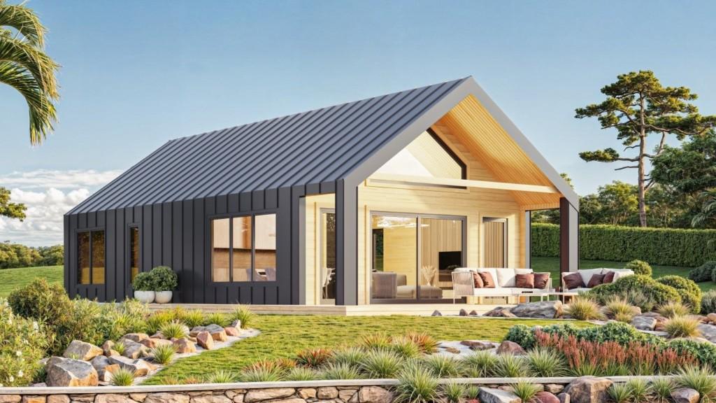 Nordica 81 m² Scandinavian timber cabin