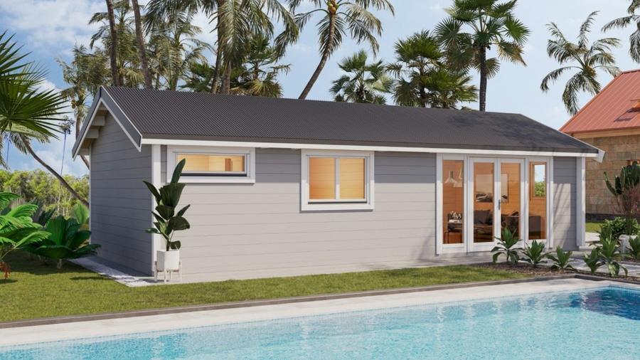 Greenfjord 48m² One-Bedroom timber cabin